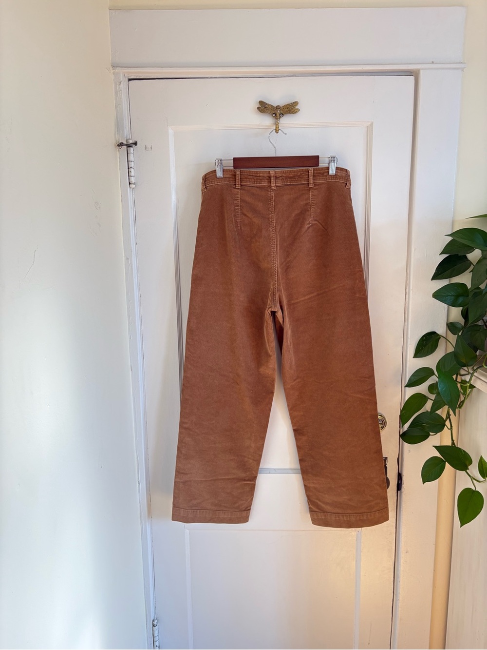 Everlane Women’s The Corduroy Wide Leg Brown Pants Size 12 - Picture 9 of 14